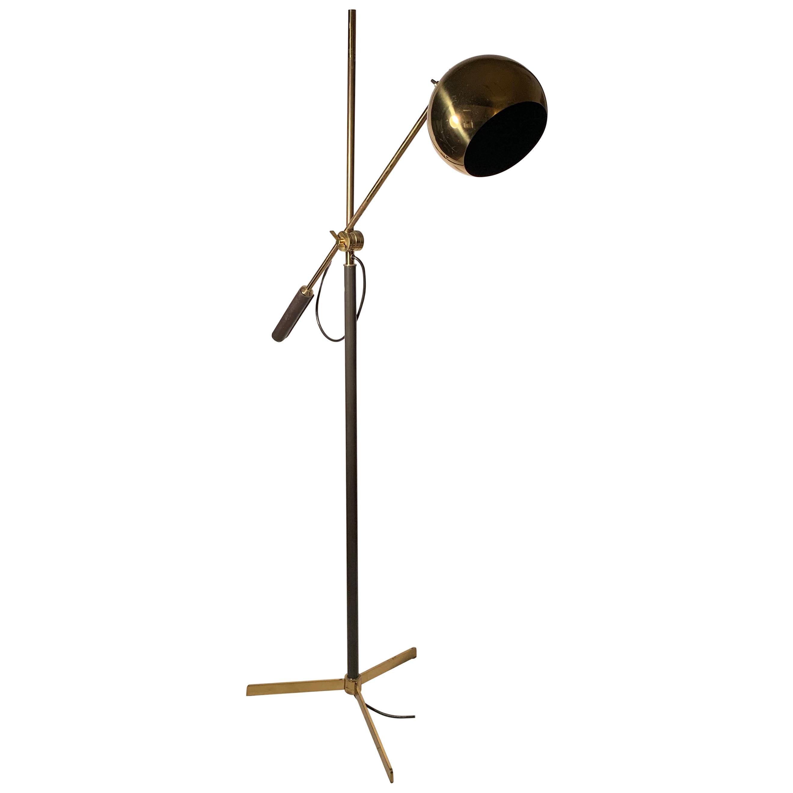 Vintage Brass Koch & Lowy Articulating Task Lamp For Sale