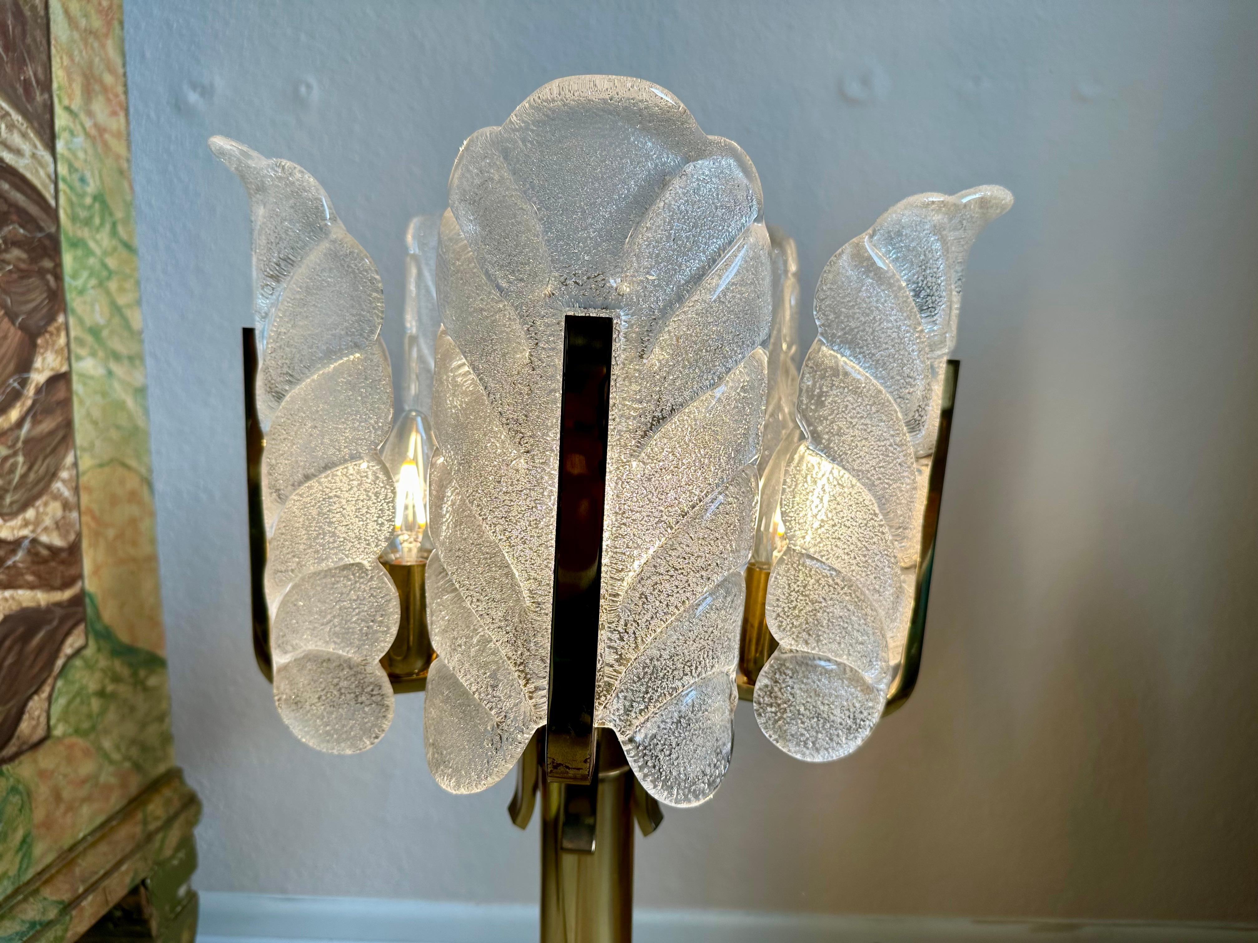 Vintage-Lampe aus Messing von Carl Fagerlund für Orrefors im Zustand „Gut“ im Angebot in Hamburg, DE