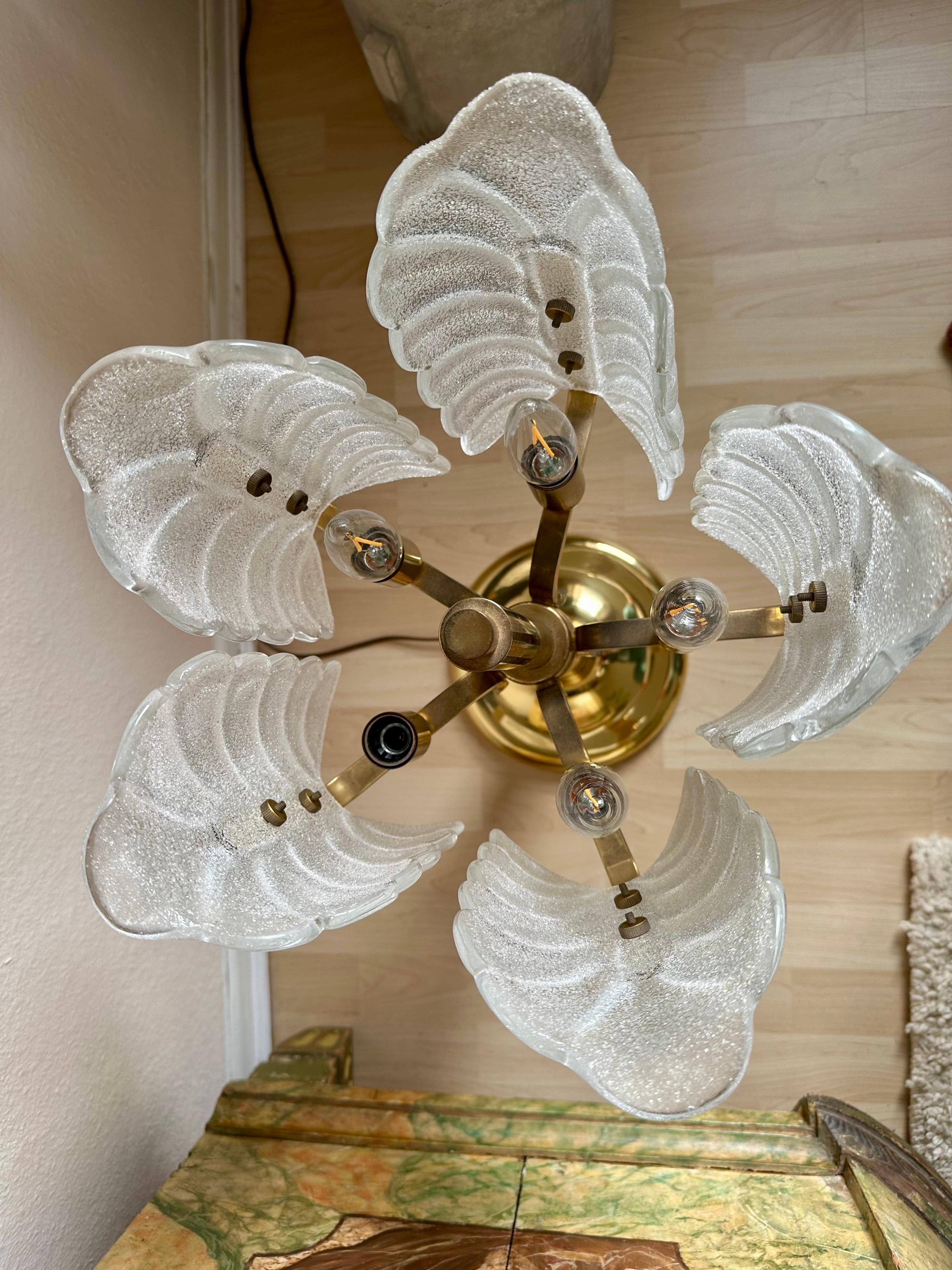 Lampada d'epoca in ottone di Carl Fagerlund per Orrefors in vendita 1