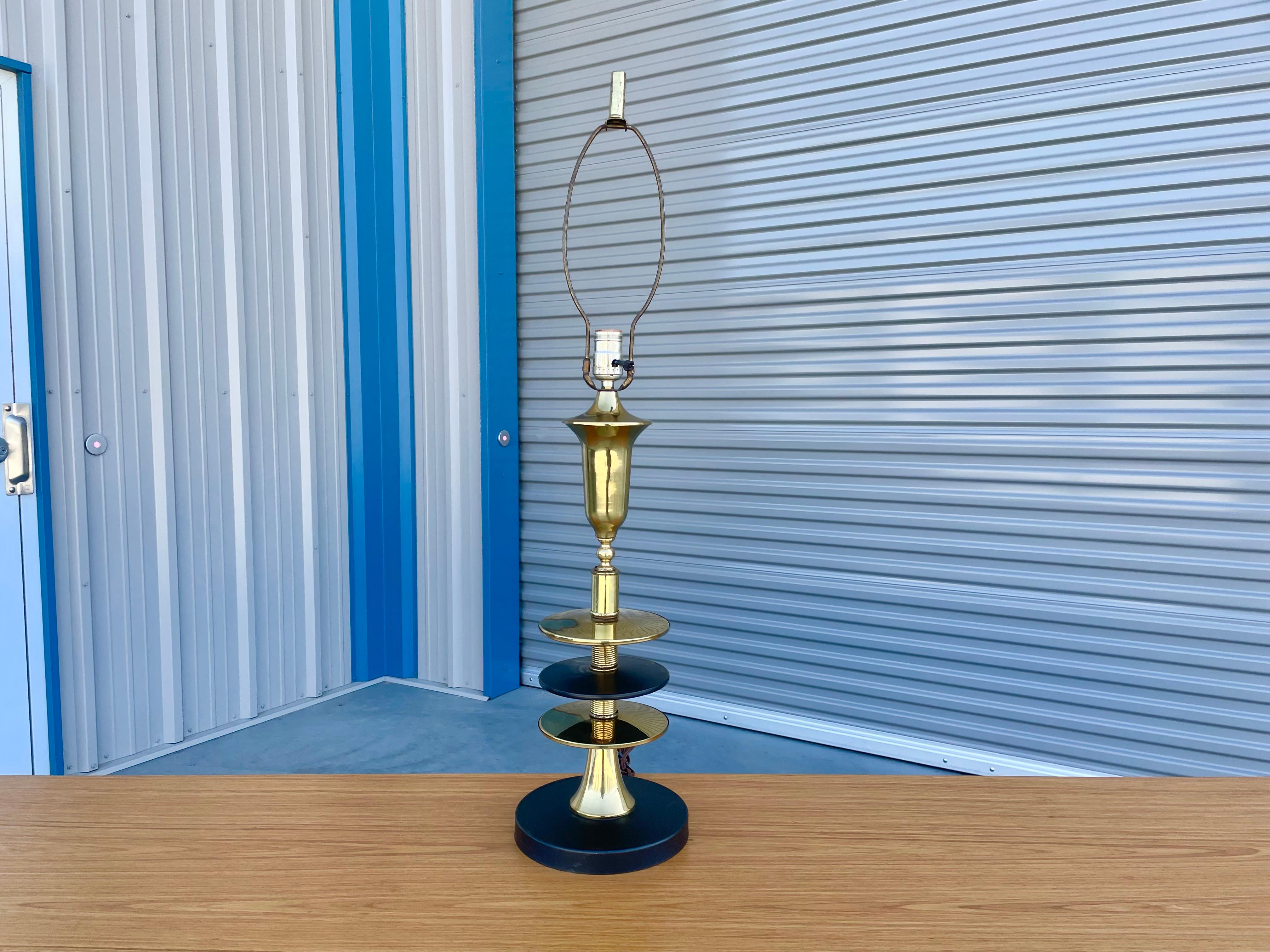 Late 20th Century Vintage Brass Lamps For Sale