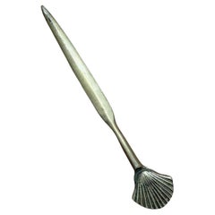 Vintage Brass Letter Opener Seashell