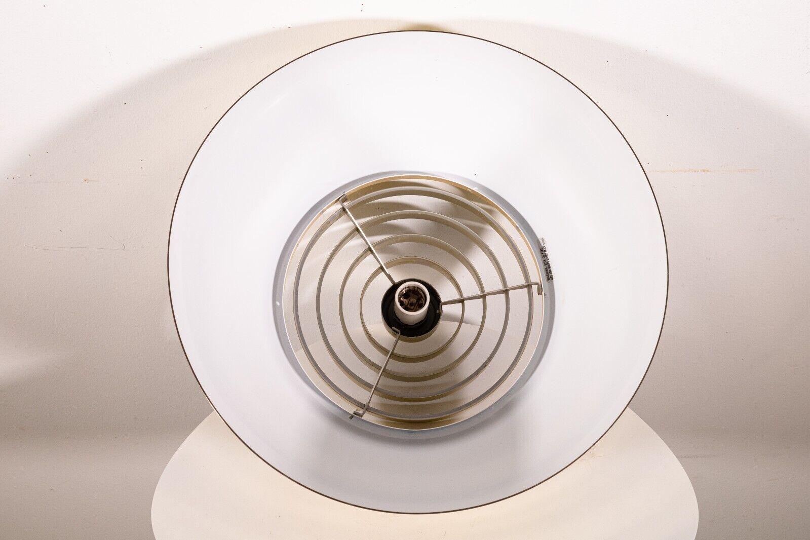 Vintage Brass Lightolier Pendant Light Fixture Style of Arne Jacobsen For Sale 1