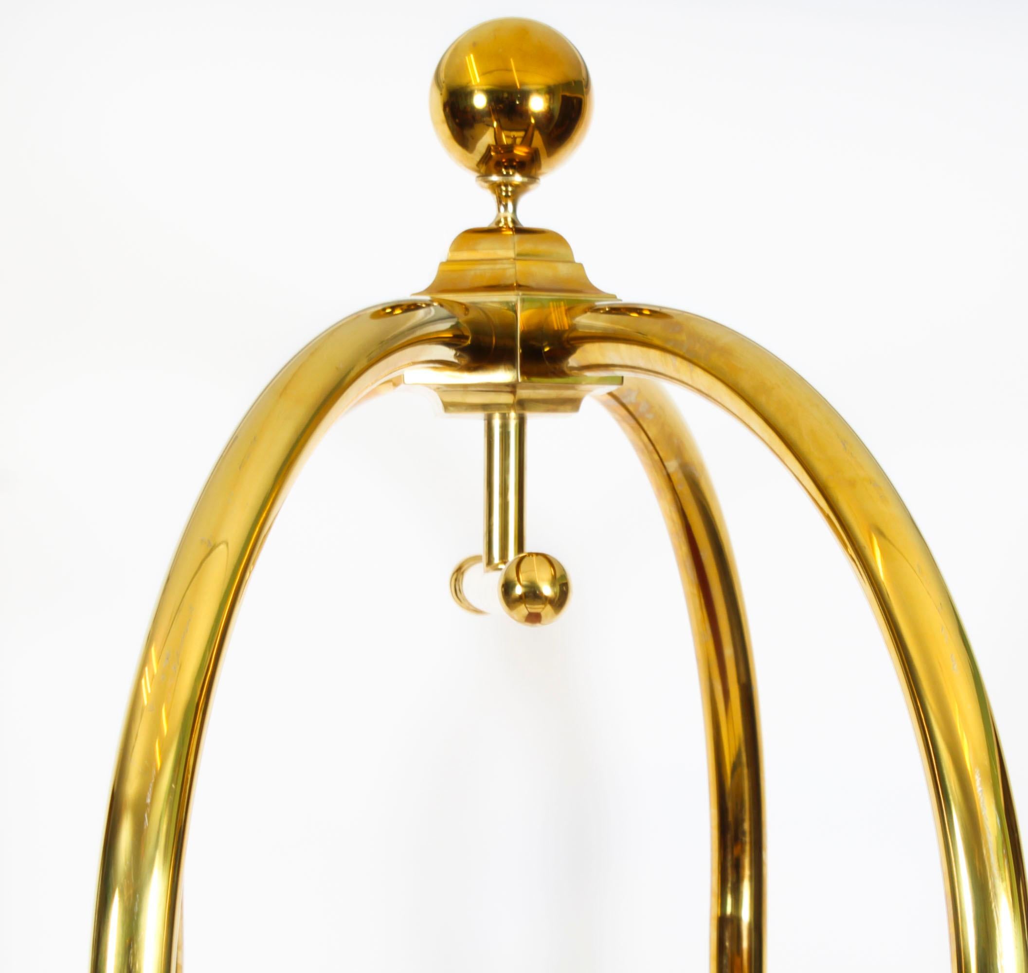 Vintage Brass Luxury Hotel Trolley 20th Century 3