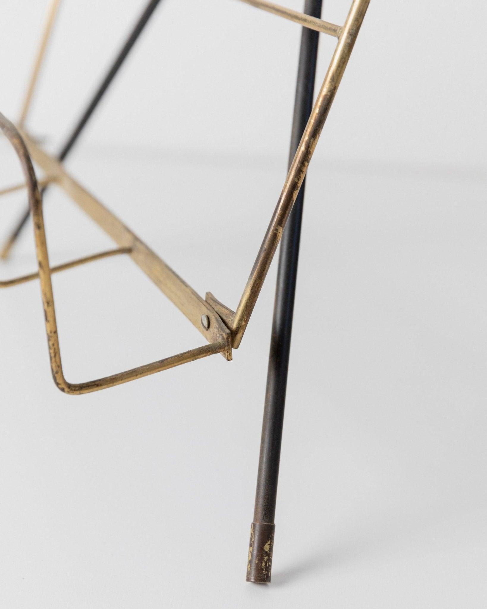 Portariviste e posacenere d'epoca in ottone Mid Century Design, anni '60 in vendita 2