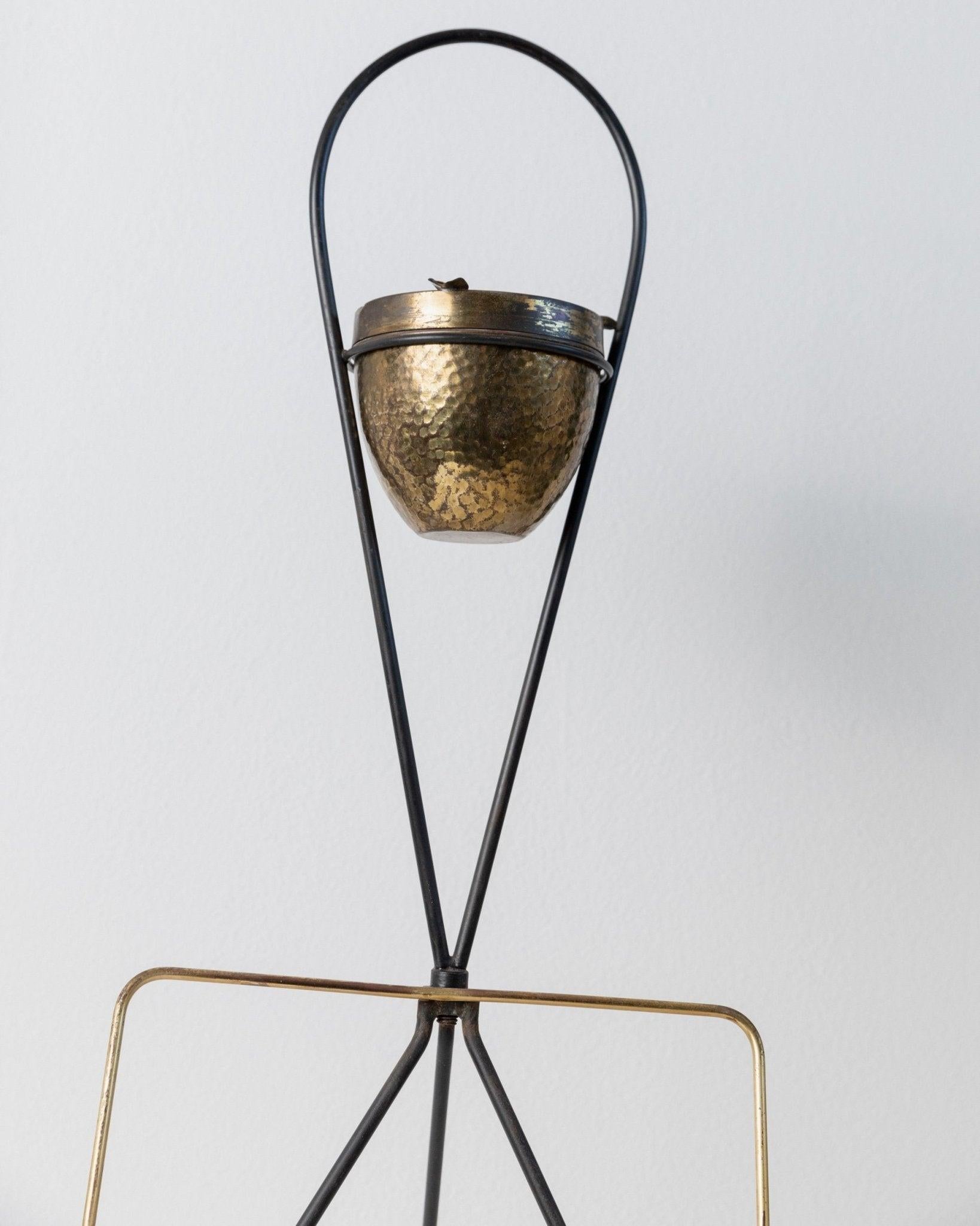 Portariviste e posacenere d'epoca in ottone Mid Century Design, anni '60 in vendita 3