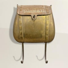 Vintage Brass Mailbag Mailbox