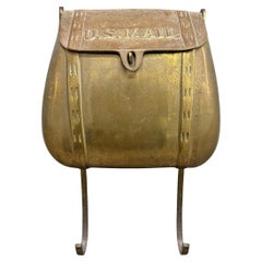 Vintage Brass Mailbag Mailbox