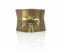 Vintage Brass Mask, Italy, Half of the 20th Century