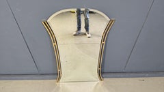 Vintage brass mirror, 1970s - Belgium