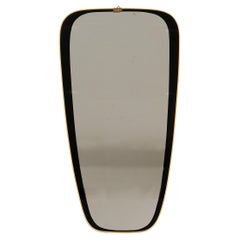 Vintage Brass Mirror with Beautiful Details, 1960s