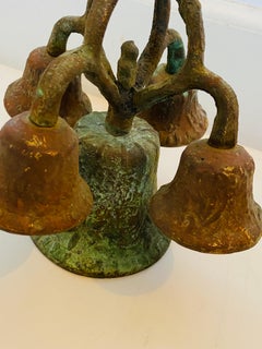 Vintage Brass Mission Style Bell Chime