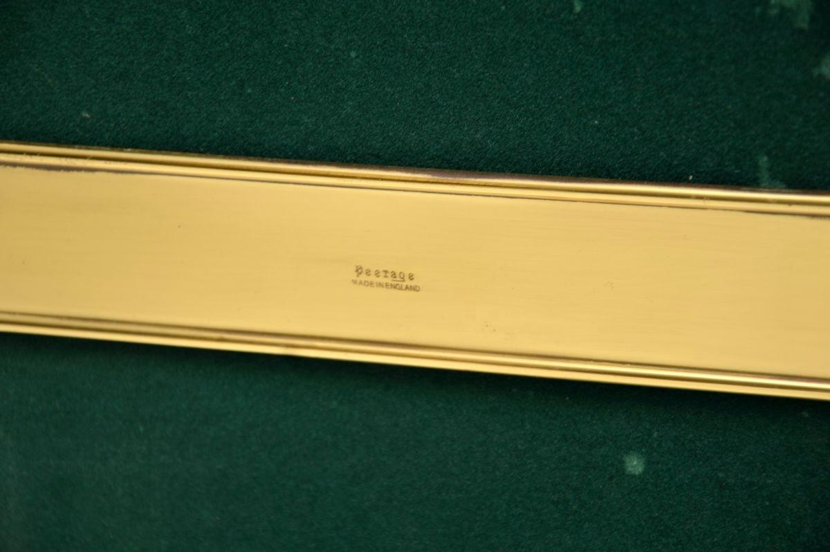 Specchio chevale in ottone d'epoca in stile neoclassico in vendita 3