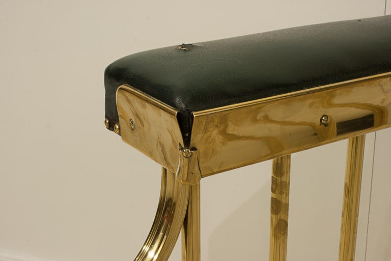 Vintage Brass, Open Front Club Fender For Sale at 1stDibs