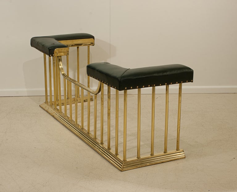 Vintage Brass, Open Front Club Fender For Sale at 1stDibs