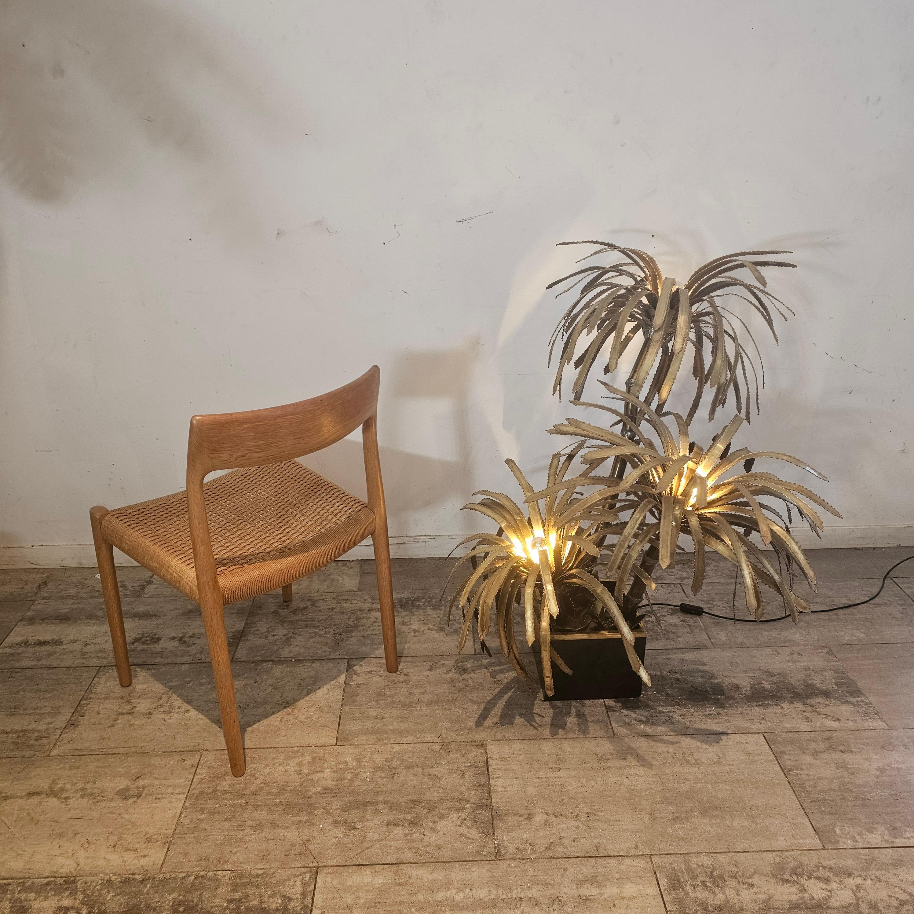 Hollywood Regency Vintage Brass Palm Tree from 