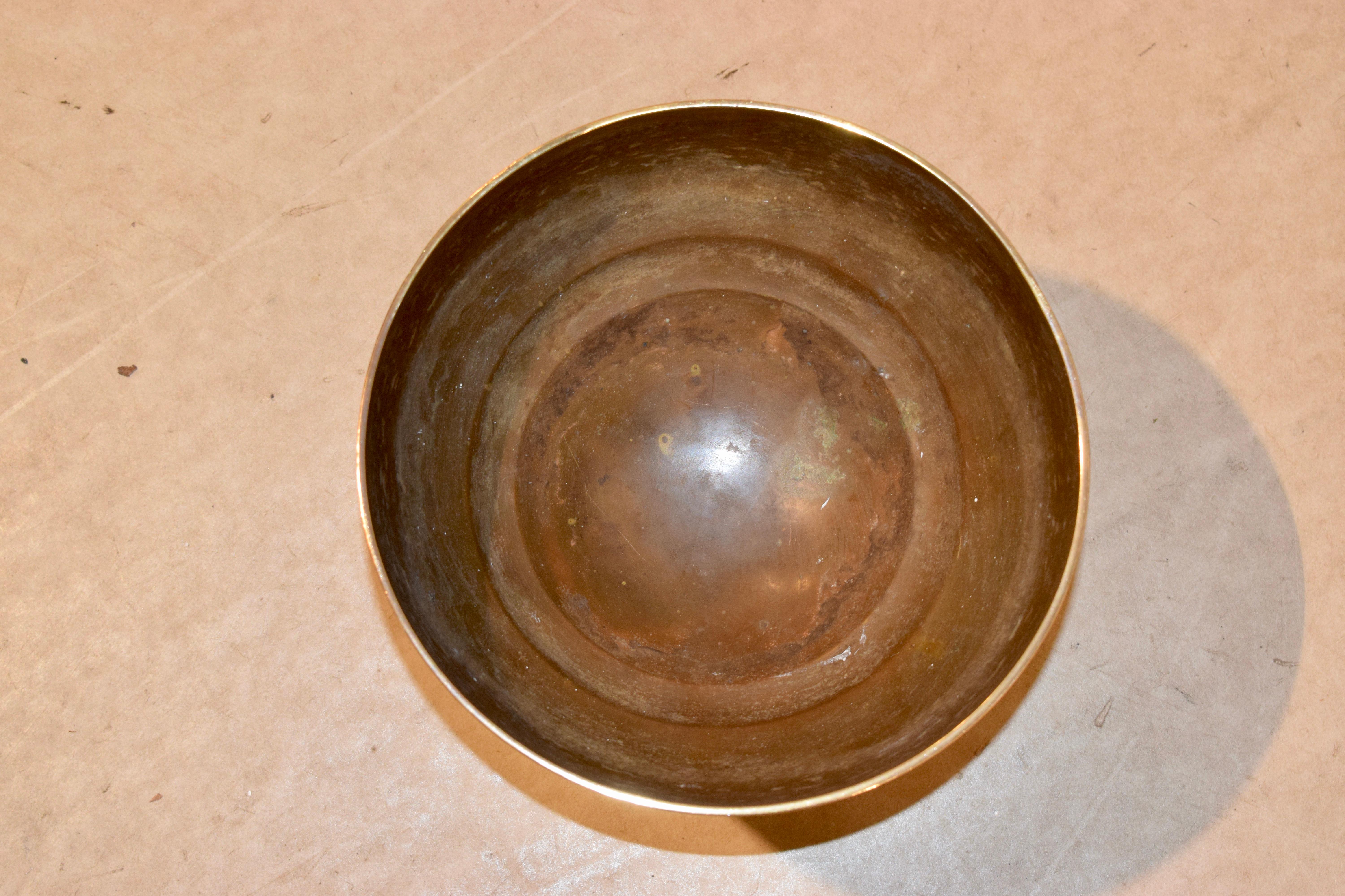 antique pedestal bowl