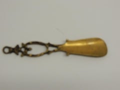 Vintage Brass Petite Shoe Horn