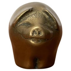 Vintage-Fischfigur aus Messing von Gallo aus Messing, 1970er Jahre