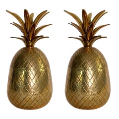 Vintage Brass Pineapple Boxes – a Set