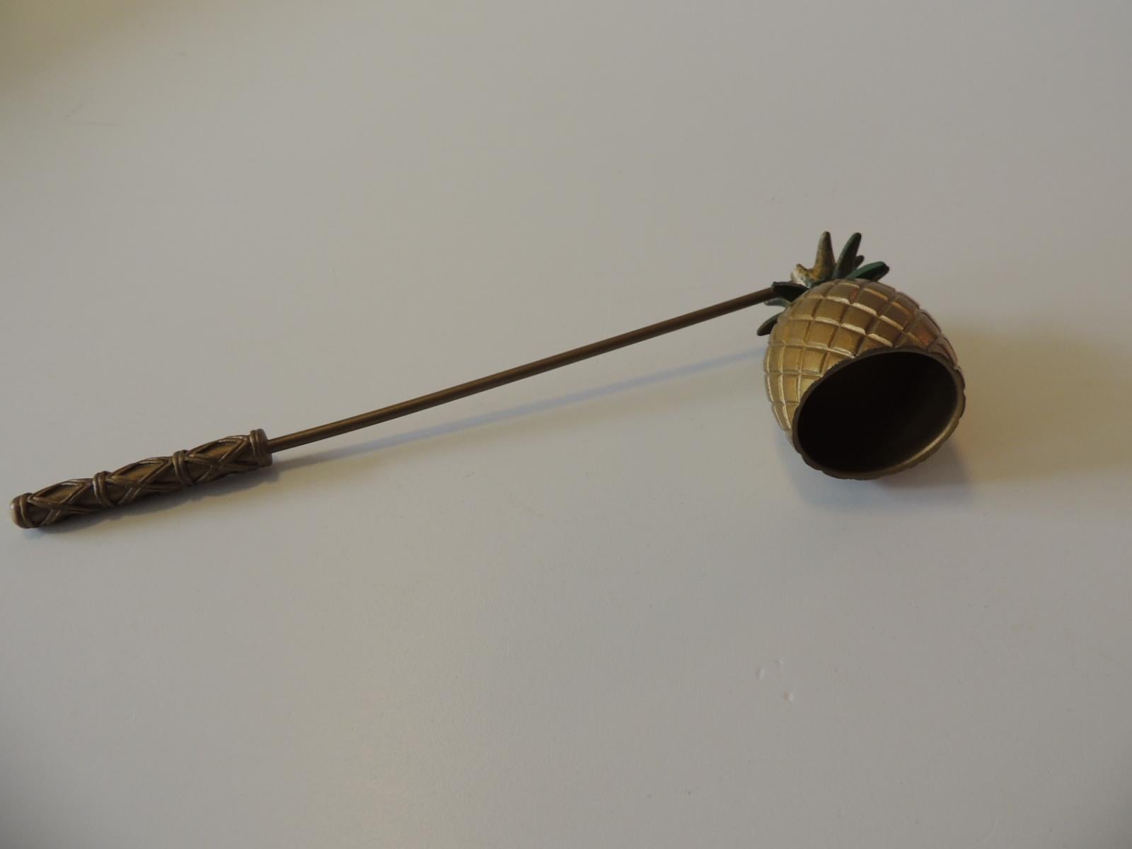 Asian Vintage Brass Pineapple Candle Snuffer