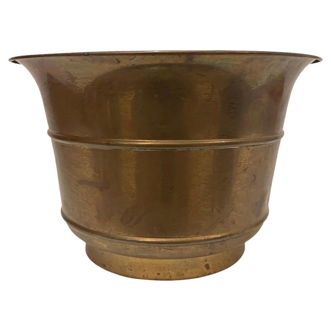 Fioriera in ottone vintage