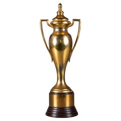 Vintage Brass Plated Cup Trophy with Bakelite Base c.1940
