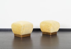 Vintage Brass "Poufs" by Marge Carson