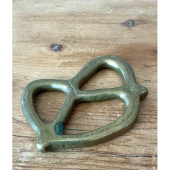 Vintage Brass Pretzel