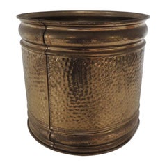 Vintage Brass Round Catchpot