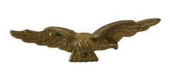 Vintage Brass Royal Air Force Insignia Pin - Unsigned - U.K. - Mid 20th Century