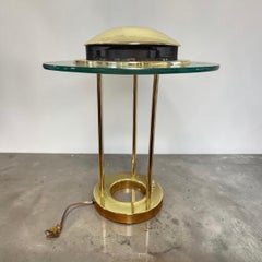 Vintage Brass Saturn Table Lamp, Robert Sonneman for George Kovacs, 1980