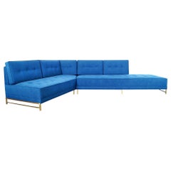 Vintage Brass Sectional Sofa by Paul McCobb for Directional
