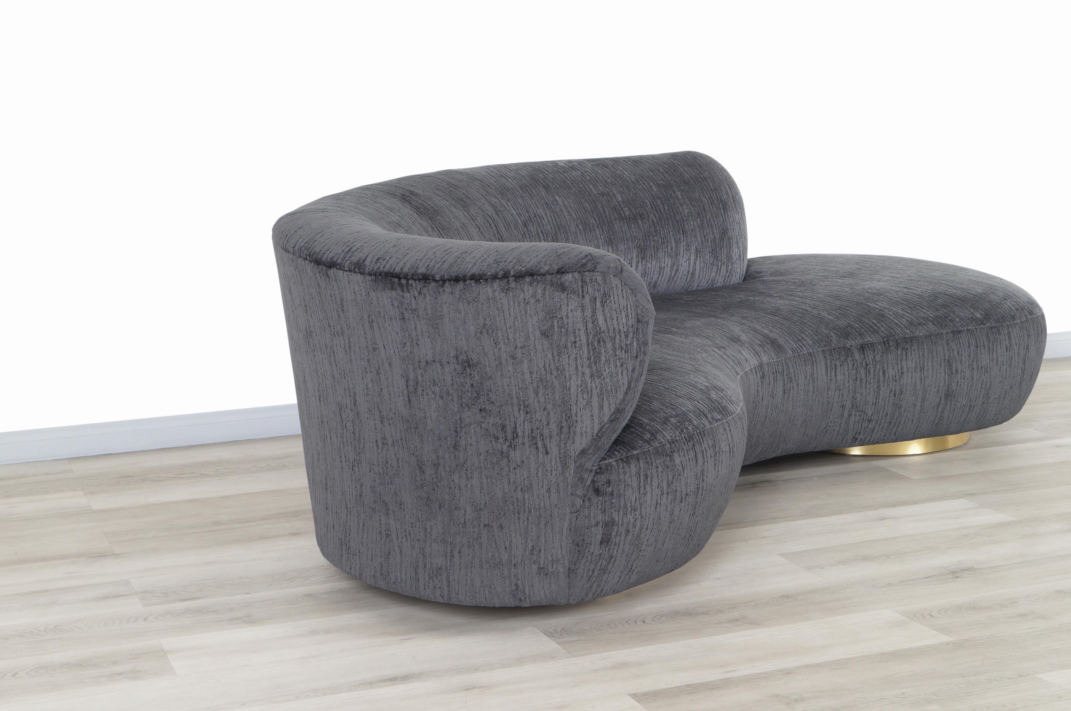 Sofa Serpentine d'après Vladimir Kagan pour Directional en vente 1