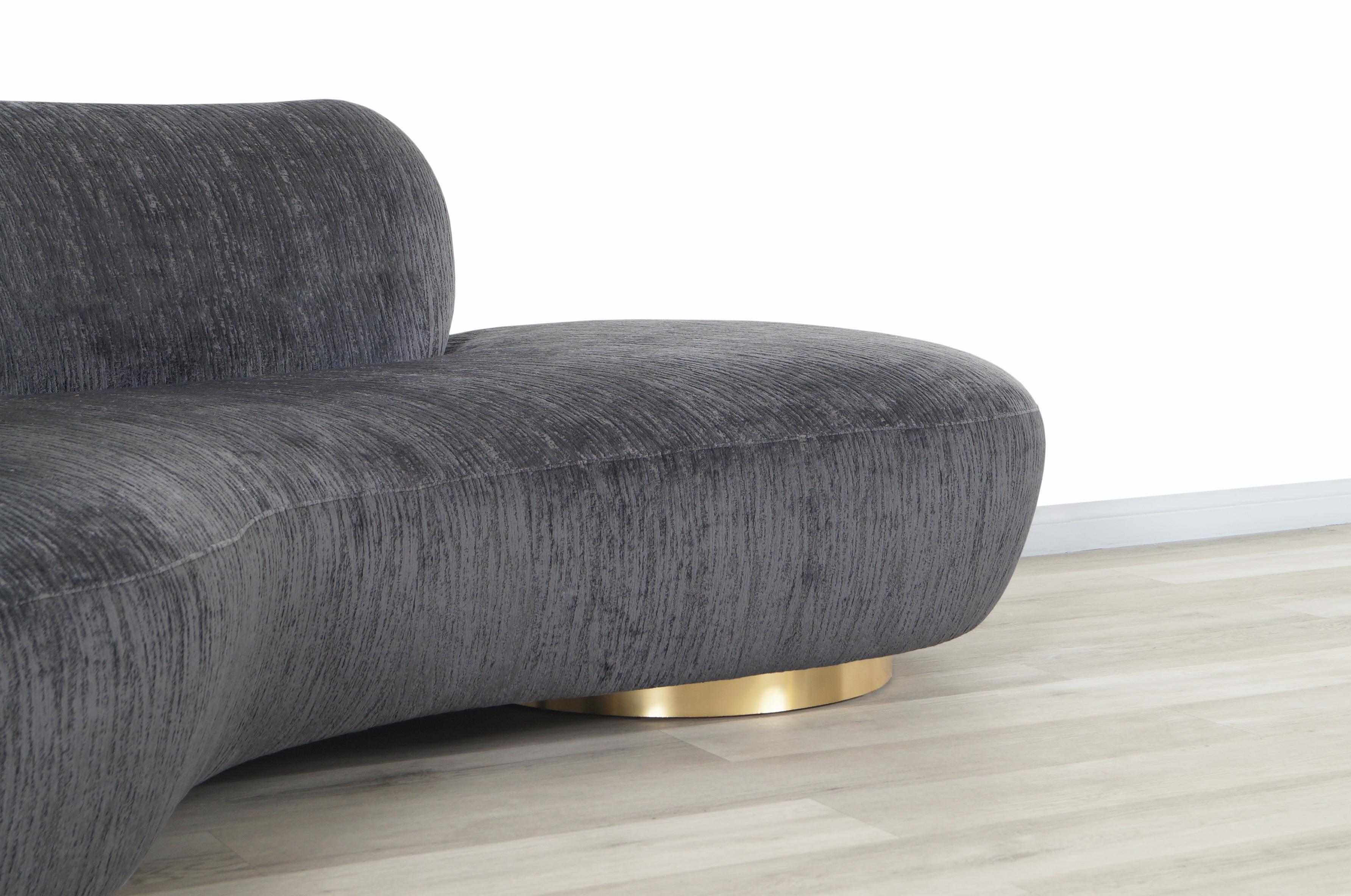 Sofa Serpentine d'après Vladimir Kagan pour Directional en vente 2