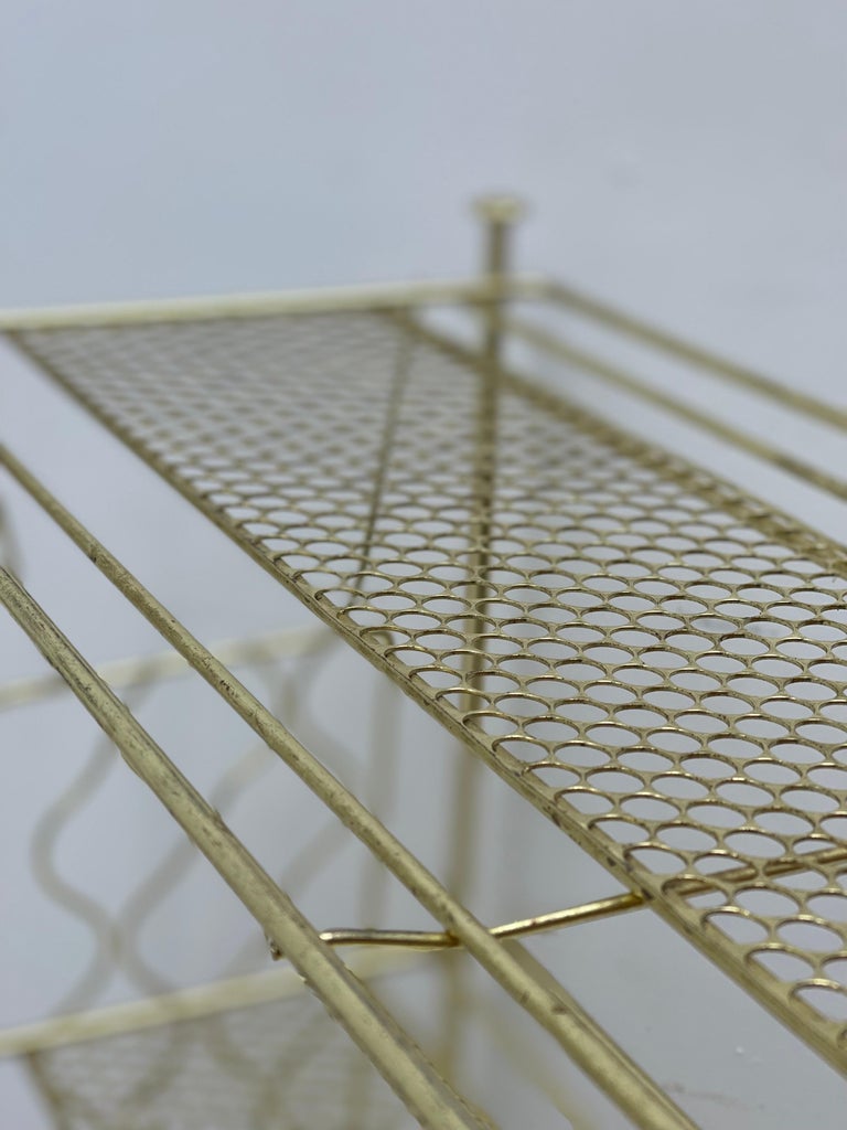 Vintage Brass Shelf For Sale at 1stDibs