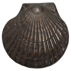 Vintage Brass Shell-Form Door Knocker