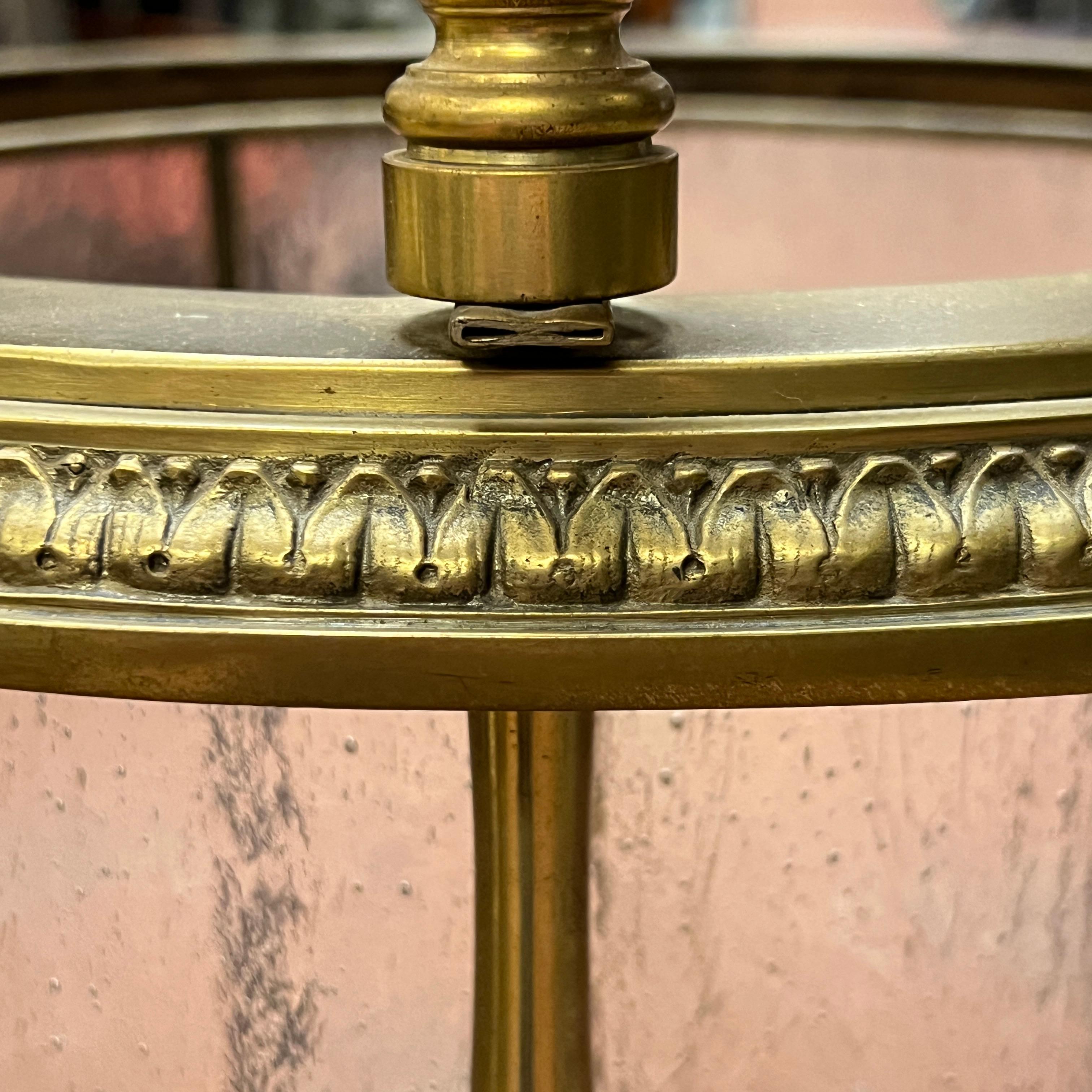 Sechs-LighLantern aus Messing im englischen Regency-Stil im georgianischen, amerikanischen Federal-Stil aus Messing im Angebot 8