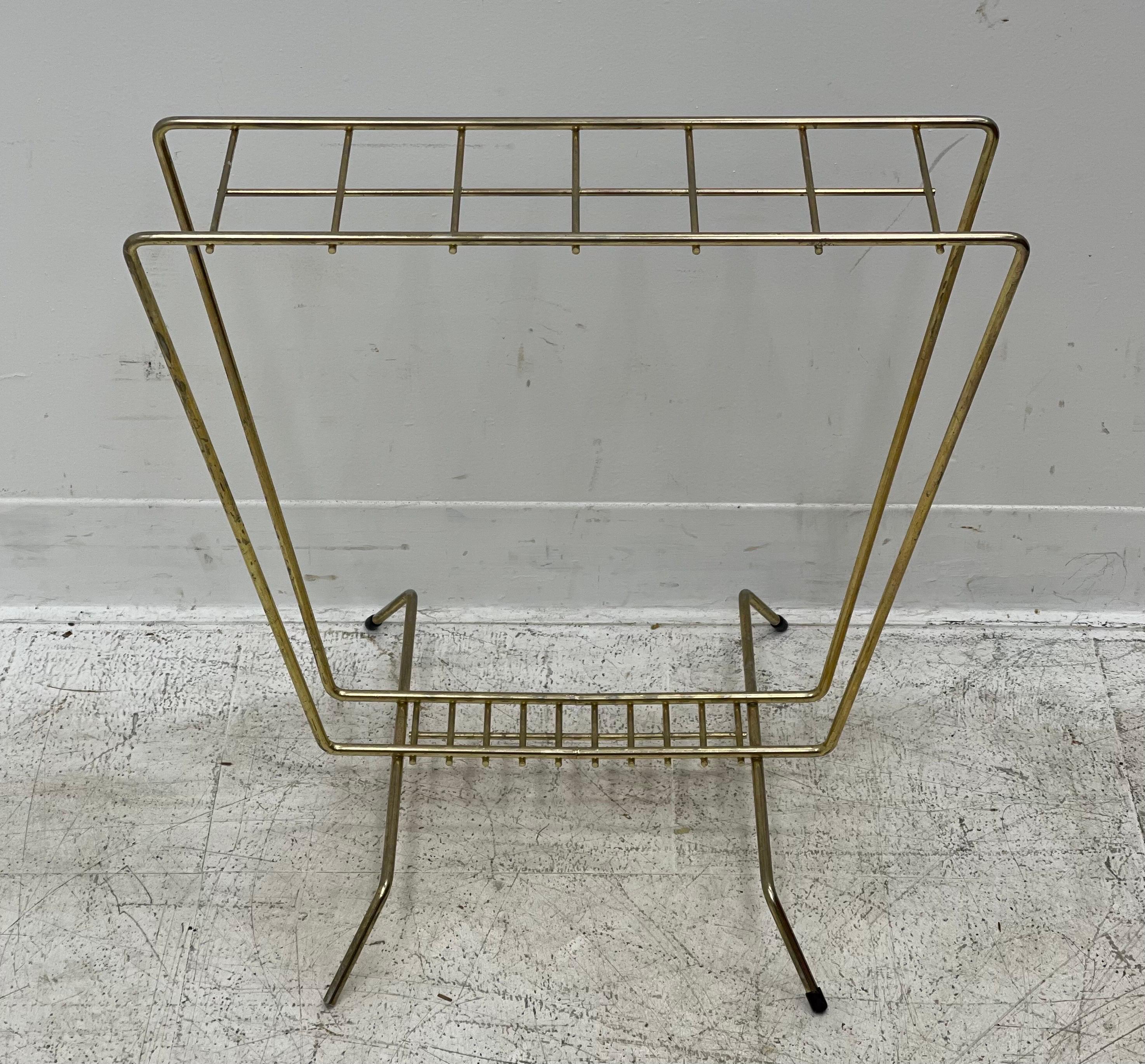 Vintage Brass Stand For Sale 1