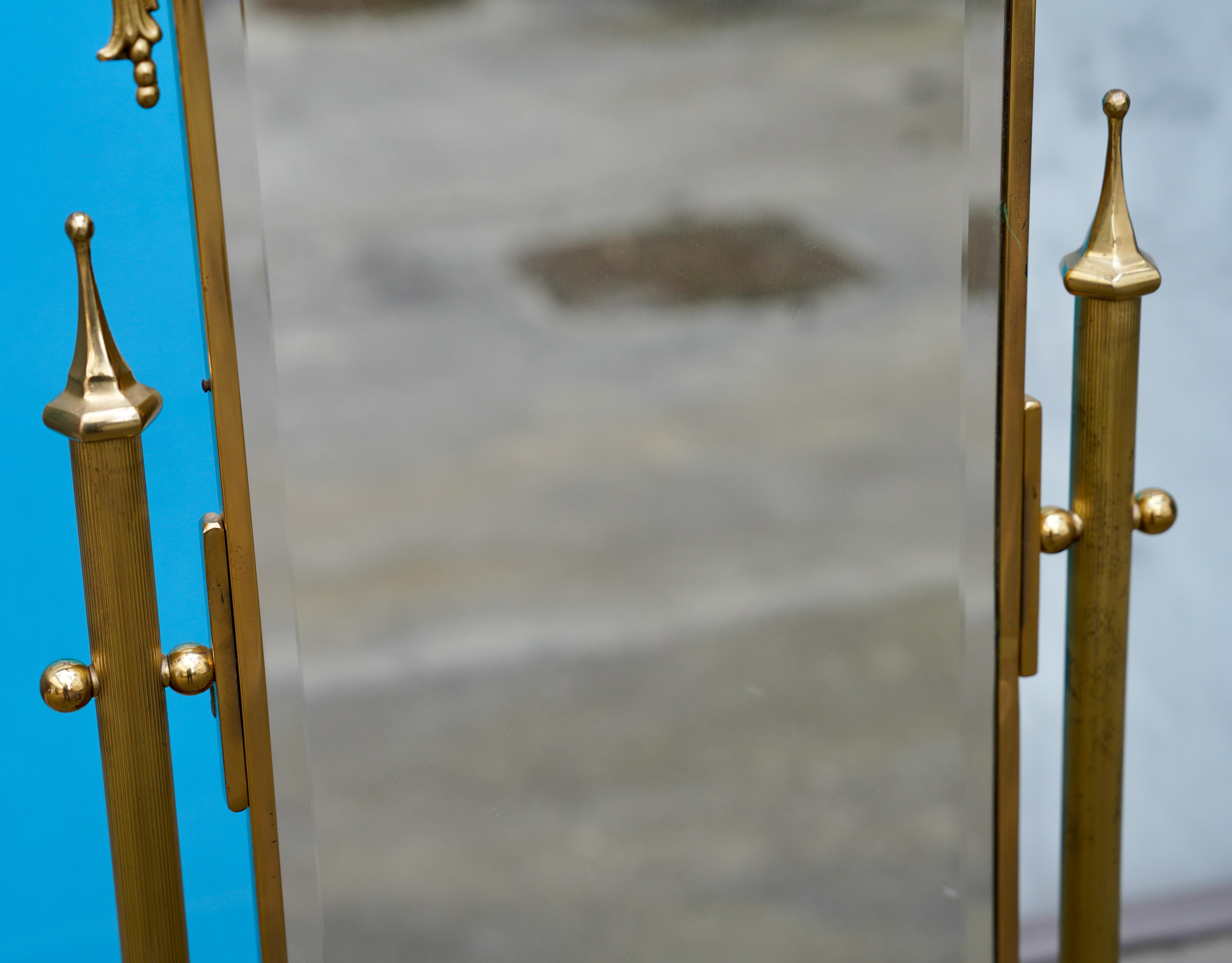 vintage stand up mirror