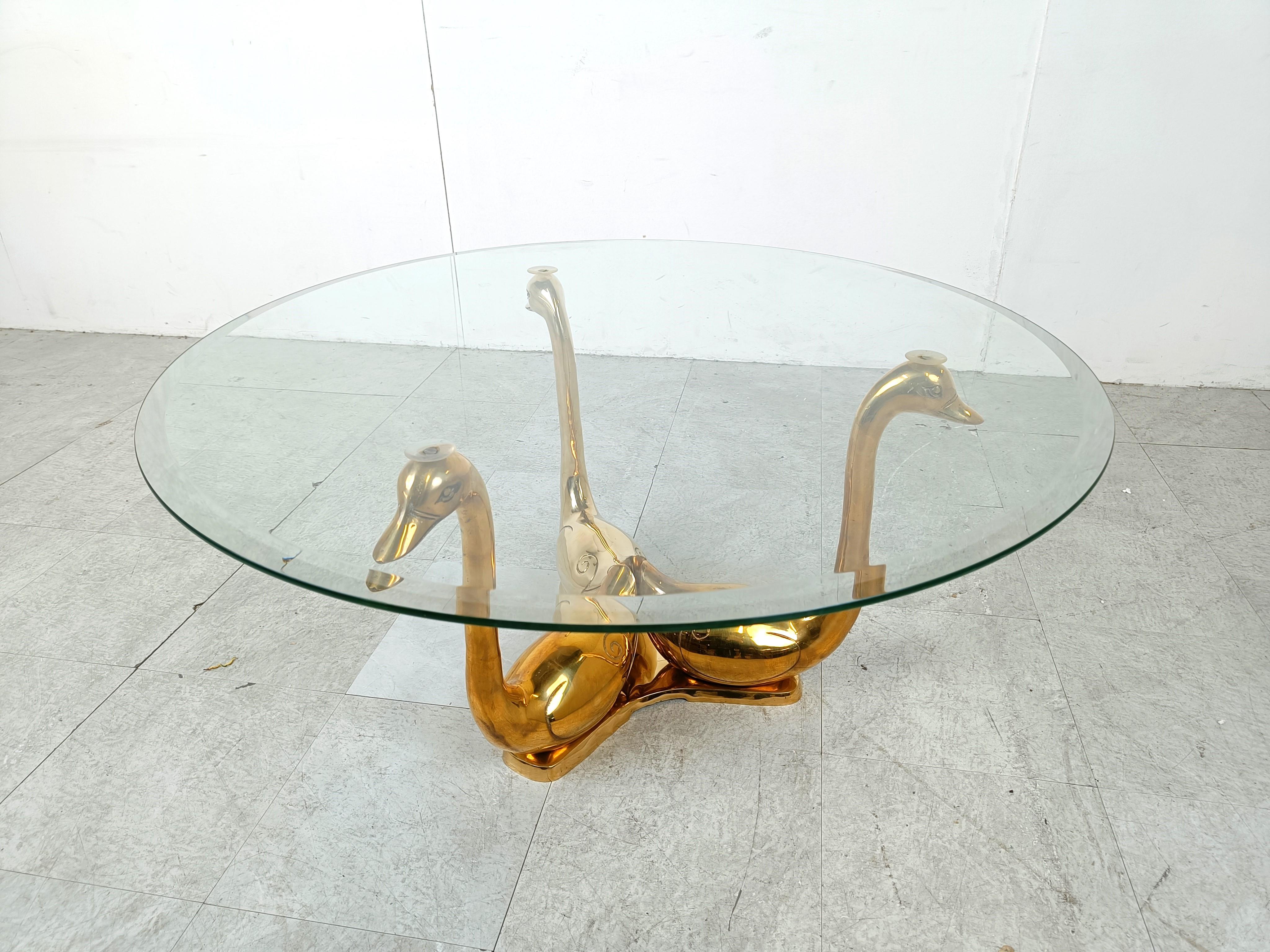vintage swan coffee table