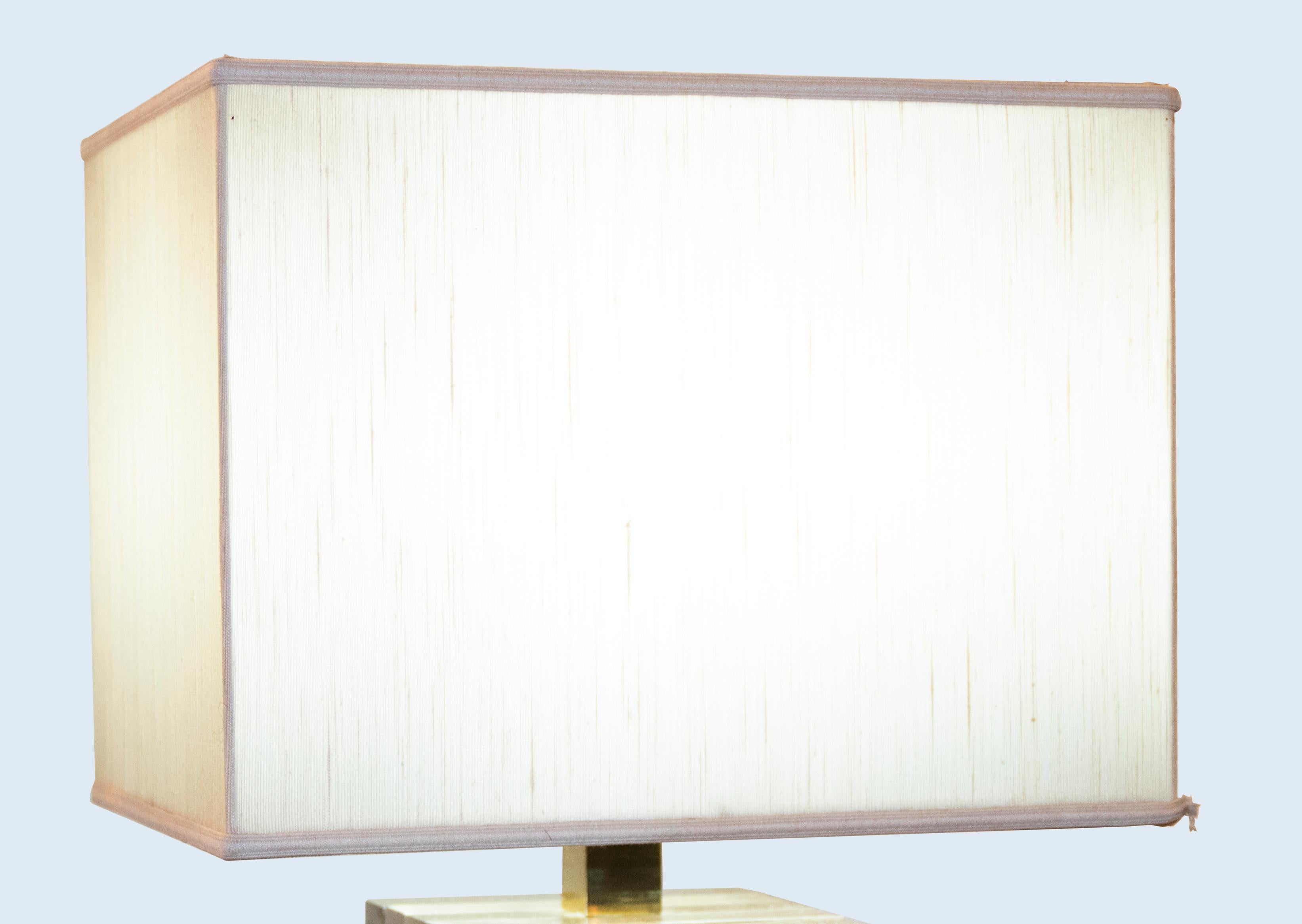 Mid-20th Century Vintage Brass Table Lamp by Romeo Rega, Italy, 1960s