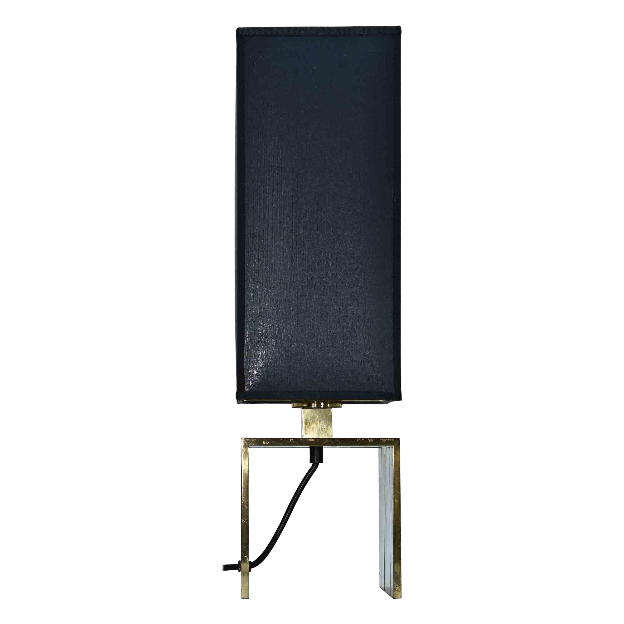 Vintage Brass Table Lamp by Romeo Rega, Italy, Early 1960s For Sale