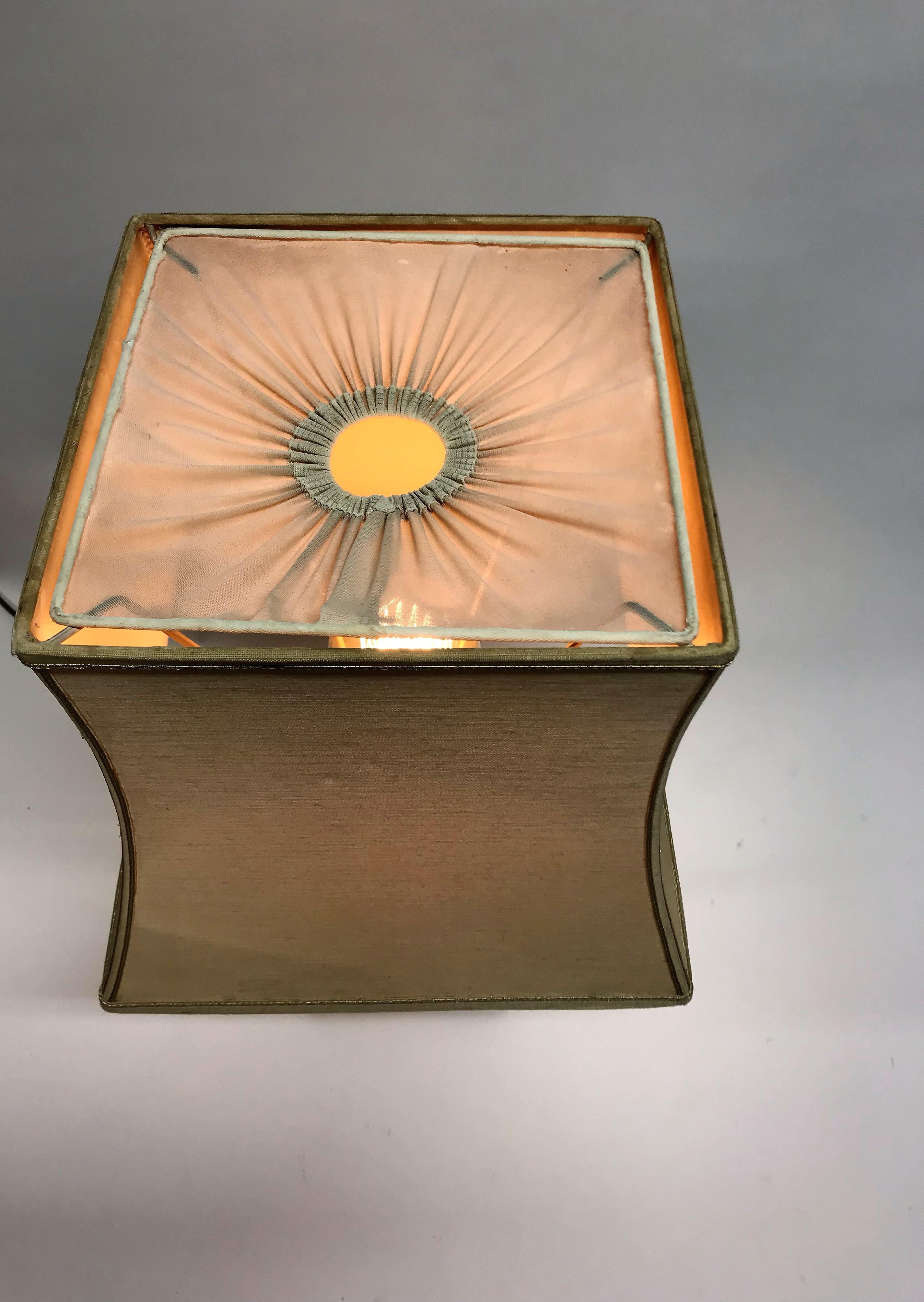 Vintage Brass Table Lamp by Willy Rizzo for Deknudt, 1970s 6