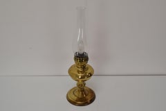 Vintage Brass Table Lamp, Czechoslovakia, 1950's.