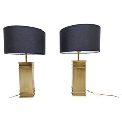 Vintage Brass Table Lamps by Belgochrom, 1970s