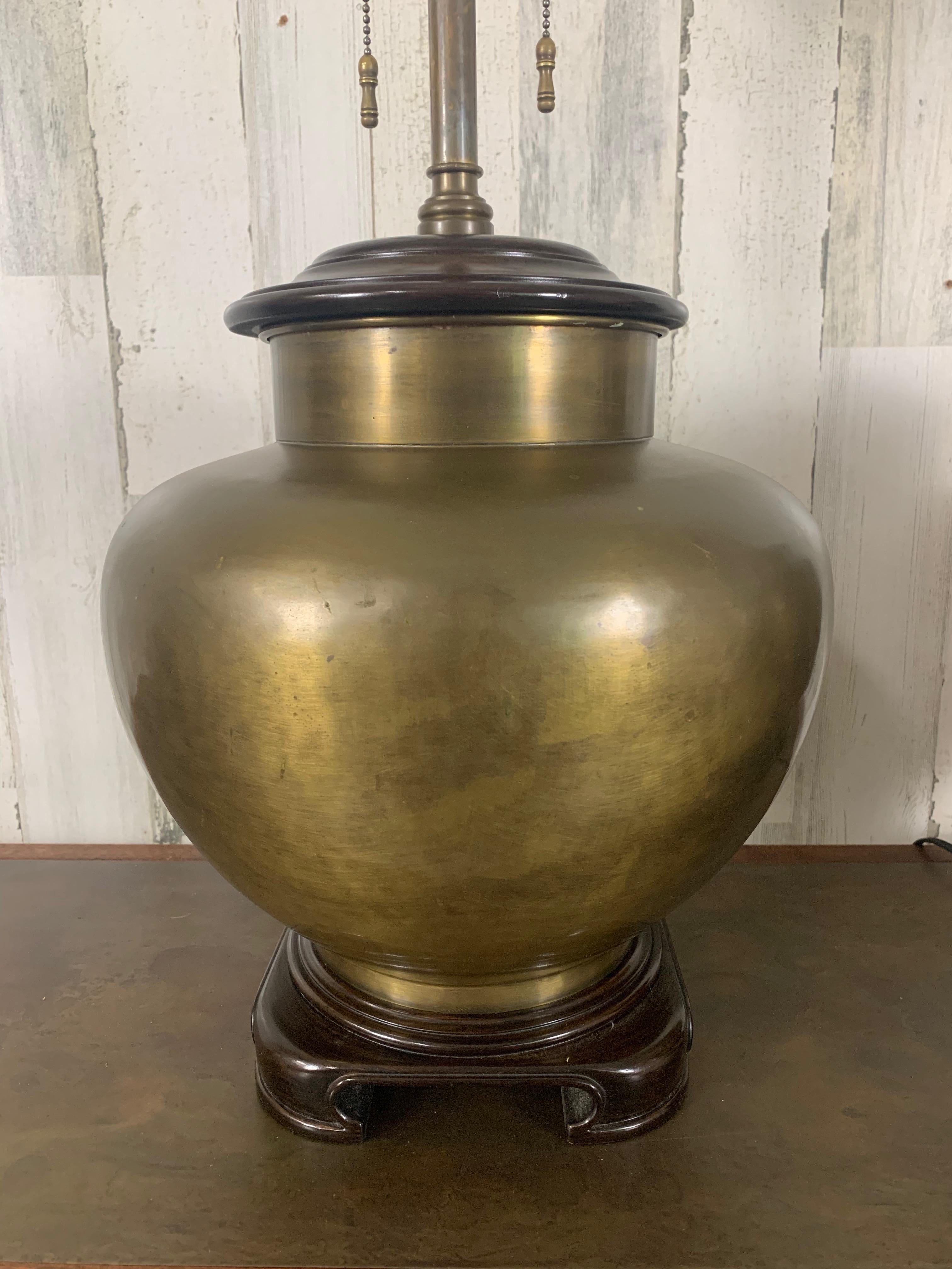 North American Vintage Brass Table Lamps For Sale