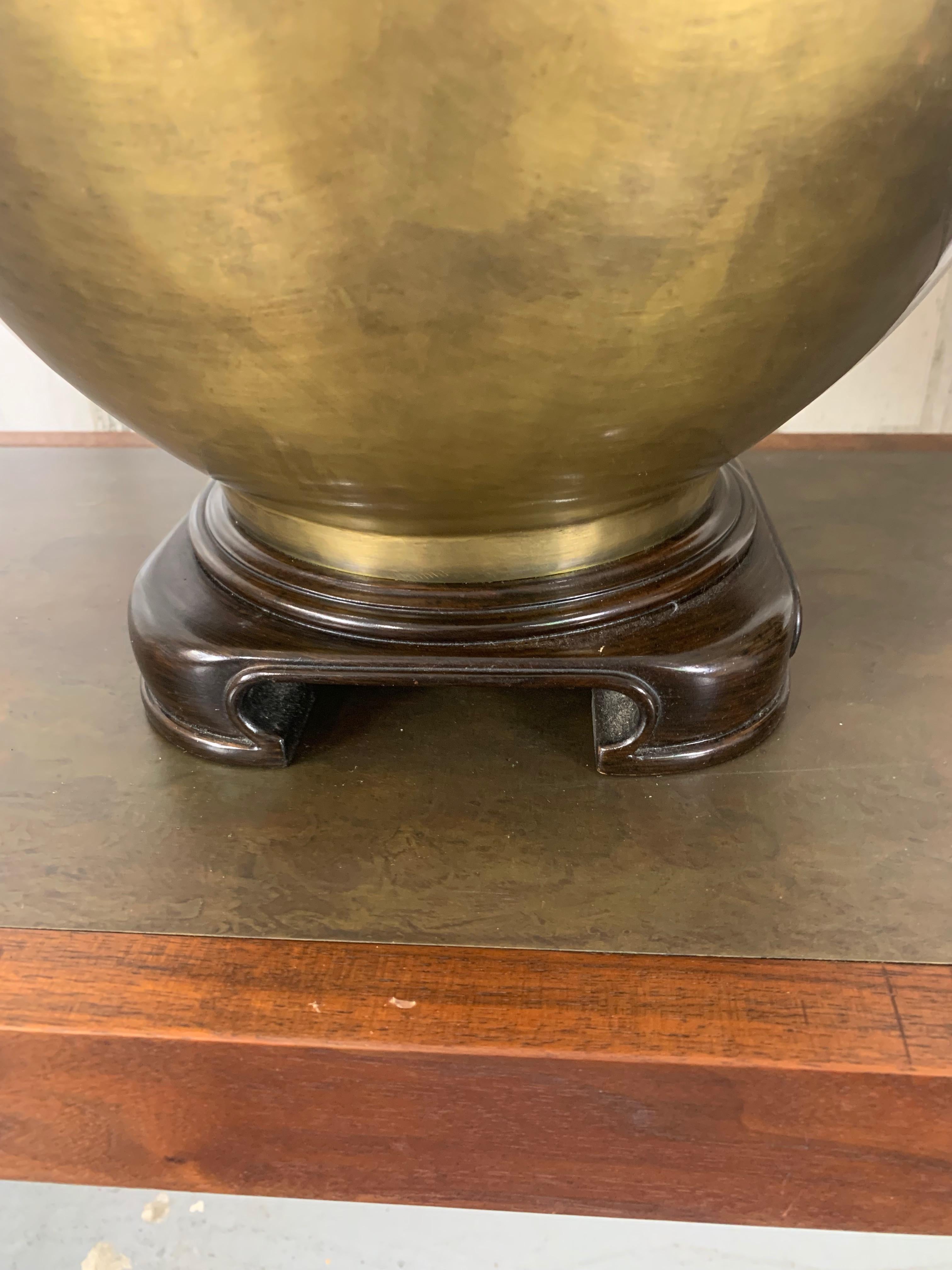 Vintage Brass Table Lamps In Good Condition For Sale In Denton, TX