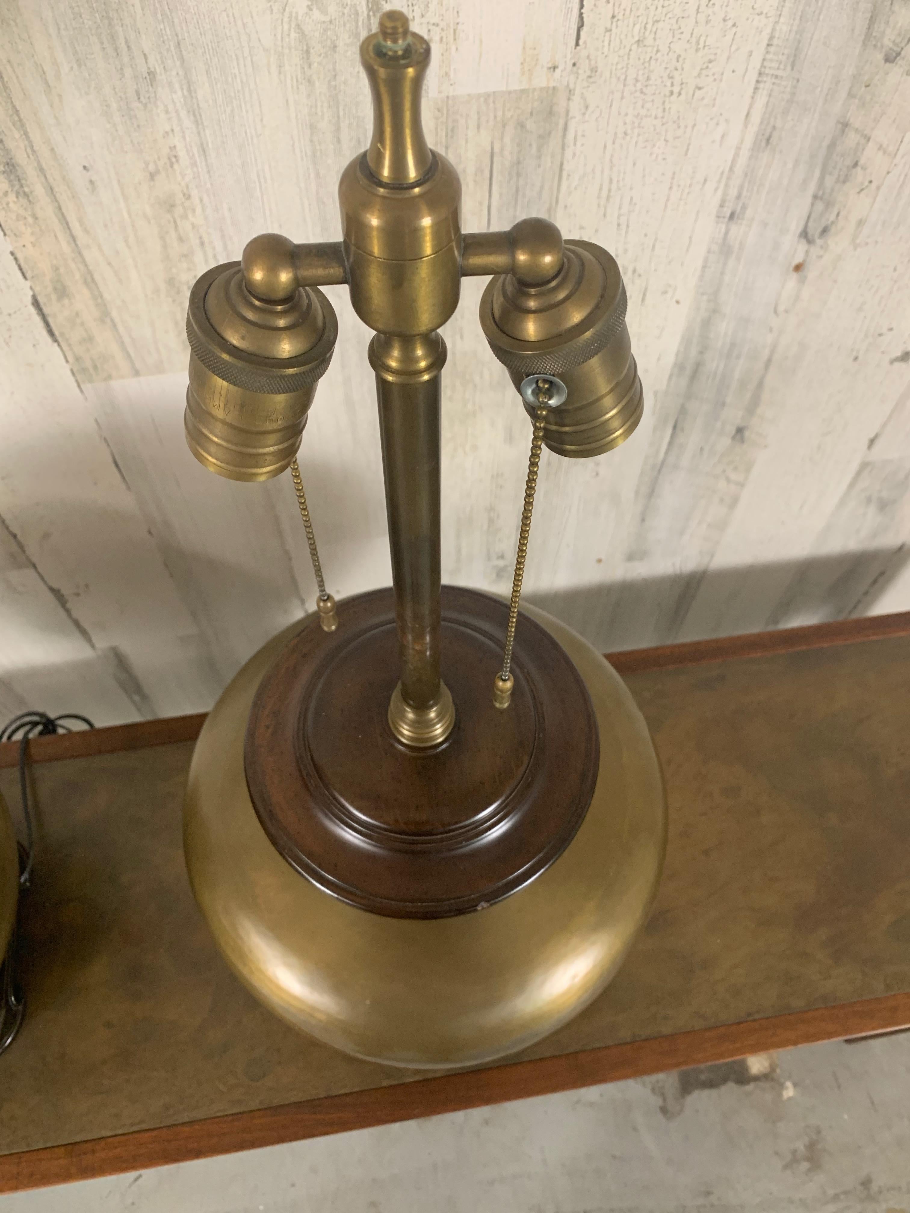 Vintage Brass Table Lamps For Sale 2