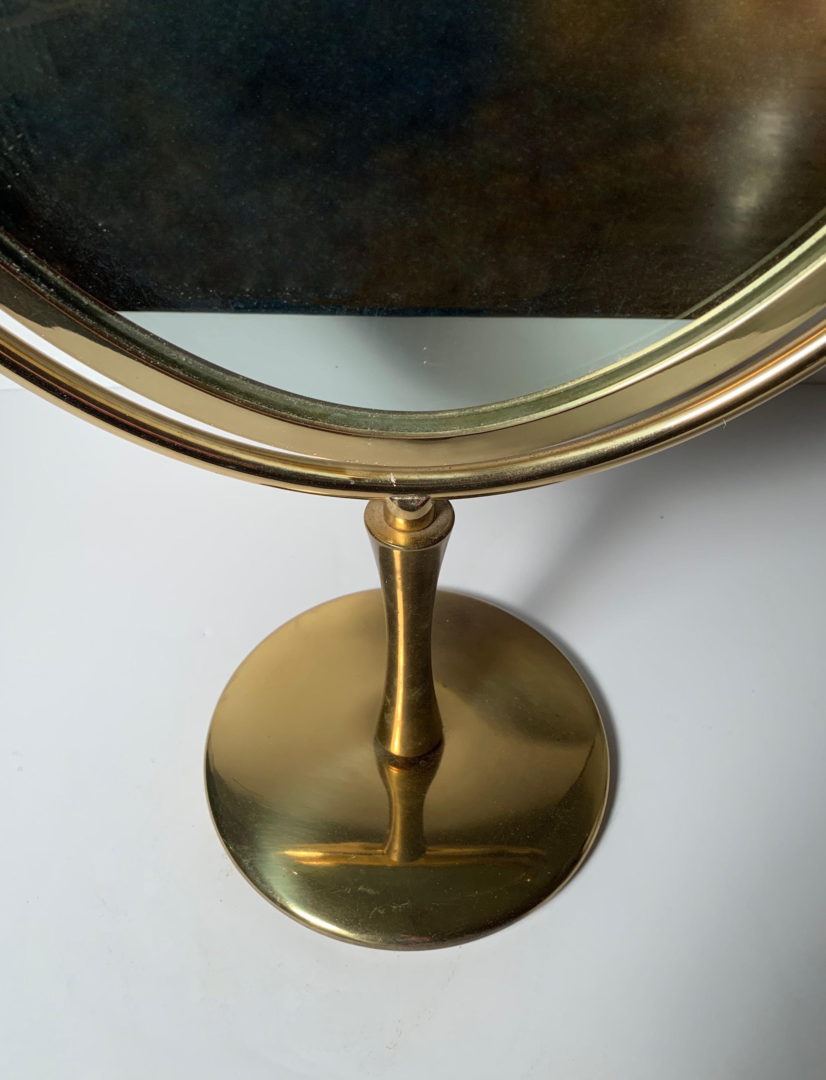 vintage tabletop mirror