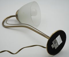 VINTAGE BRASS TABLE OR DESK LAMP WITH LIGHT SWiTCH